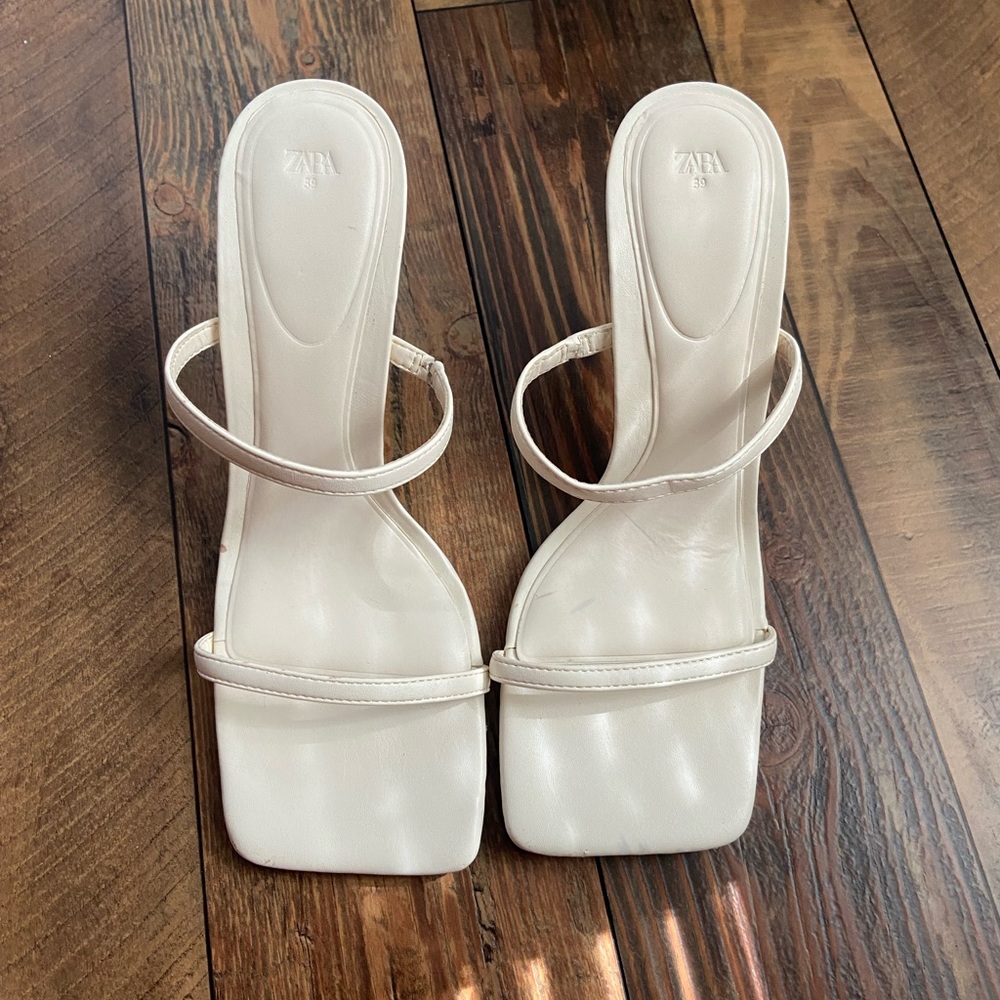 Zara Minimalist Heeled Sandal